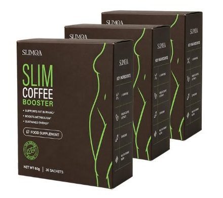 Three boxes of Slimqa Slim Coffee Booster